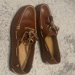 Polo Ralph Lauren Tan Leather Boat Shoes